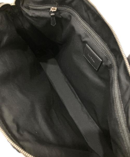 PAUL SMITH（ポールスミス）PAUL SMITH (ポールスミス) ナイロンブライトストライプトリム ブリーフケース ブラック 未使用品の古着・服飾アイテム