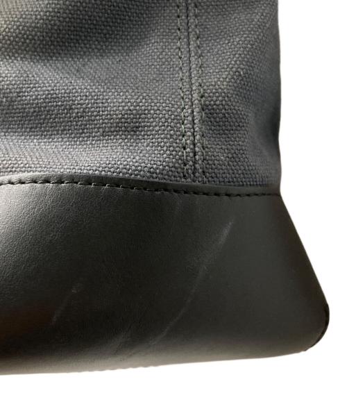 PAUL SMITH（ポールスミス）Paul Smith (ポールスミス) キャンバスレザーショルダーバッグ ブラックの古着・服飾アイテム