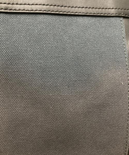 PAUL SMITH（ポールスミス）Paul Smith (ポールスミス) キャンバスレザーショルダーバッグ ブラックの古着・服飾アイテム