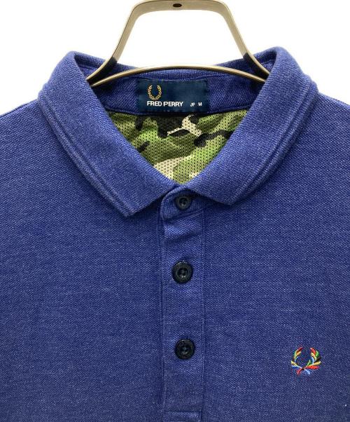 FRED PERRY（フレッドペリー）FRED PERRY (フレッドペリー) narifuri (ナリフリ) ポロシャツ ブルー サイズ:Mの古着・服飾アイテム