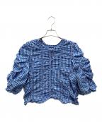 UNITED ARROWS TOKYOユナイテッドアローズトウキョウ）の古着「シャーリング2wayブラウス」｜ブルー