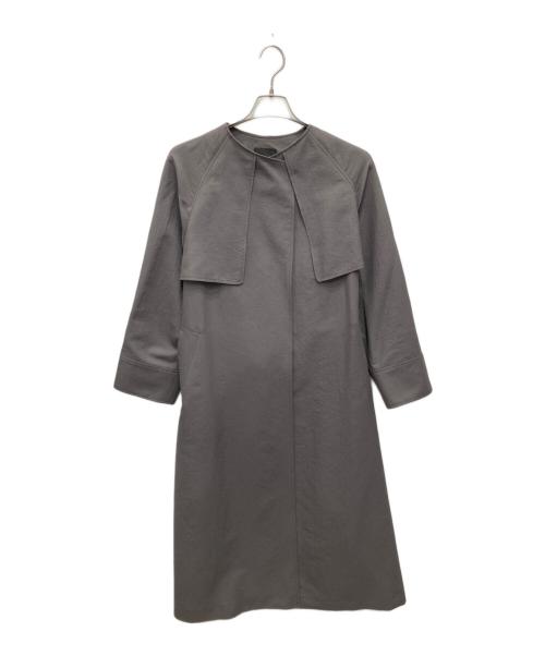 Noble（ノーブル）Noble (ノーブル) ライトフルクロスチェスターAラインコート グレー サイズ:38の古着・服飾アイテム