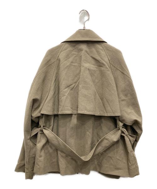 Plage（プラージュ）Plage (プラージュ) WOOL LINEN ブルゾン ブラウン サイズ:38の古着・服飾アイテム