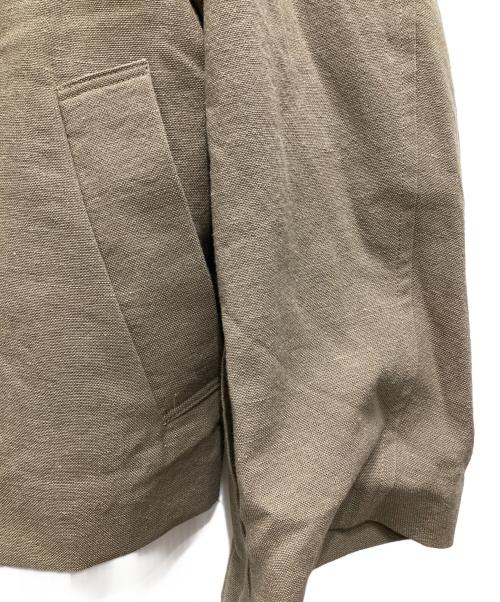 Plage（プラージュ）Plage (プラージュ) WOOL LINEN ブルゾン ブラウン サイズ:38の古着・服飾アイテム