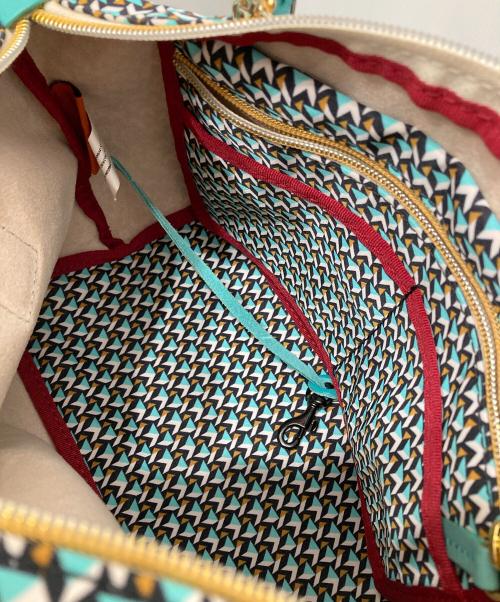 ROBERTA PIERI（ロベルタピエリ）ROBERTA PIERI (ロベルタピエリ) タタミ マイクロ ショルダーバッグ グリーンの古着・服飾アイテム