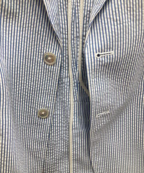 POLO RALPH LAUREN（ポロ・ラルフローレン）POLO RALPH LAUREN (ポロ・ラルフローレン) シャンブレーテーラードジャケット ブルー サイズ:6の古着・服飾アイテム