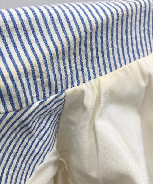 POLO RALPH LAUREN（ポロ・ラルフローレン）POLO RALPH LAUREN (ポロ・ラルフローレン) ストライプテーラードジャケット ブルー サイズ:6の古着・服飾アイテム