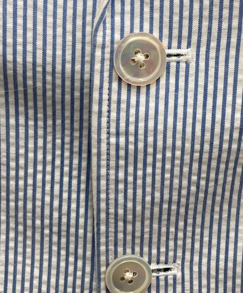 POLO RALPH LAUREN（ポロ・ラルフローレン）POLO RALPH LAUREN (ポロ・ラルフローレン) ストライプテーラードジャケット ブルー サイズ:6の古着・服飾アイテム