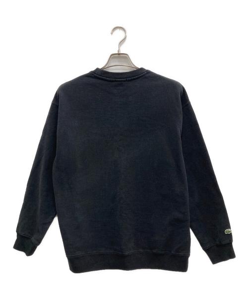 LACOSTE（ラコステ）LACOSTE (ラコステ) BEAMS (ビームス) NAPORITAINロゴスウェット ブラック サイズ:FR3の古着・服飾アイテム