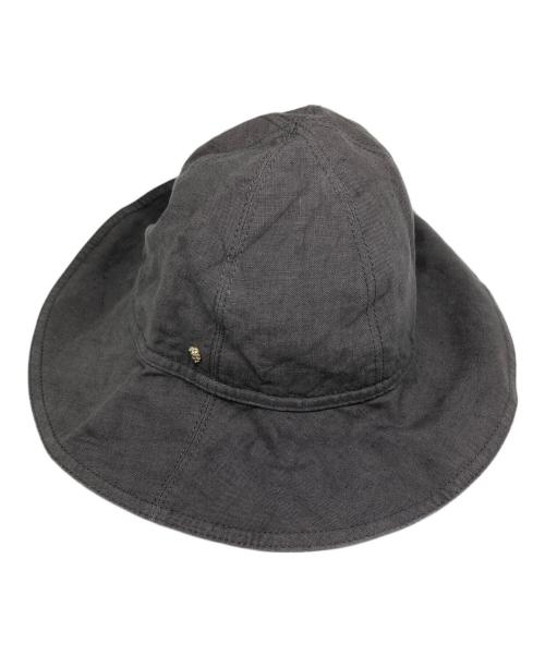 HELEN KAMINSKI（ヘレンカミンスキー）HELEN KAMINSKI (ヘレンカミンスキー) REI リネンハット グレー サイズ:ONE SIZEの古着・服飾アイテム