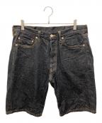 BOUNTY HUNTERバウンティハンター）の古着「ハーフデニムパンツ」｜インディゴ