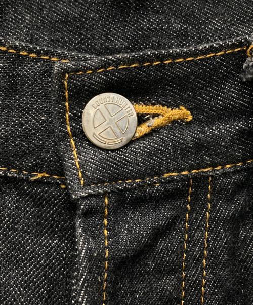 BOUNTY HUNTER（バウンティハンター）BOUNTY HUNTER (バウンティハンター) ハーフデニムパンツ インディゴ サイズ:Lの古着・服飾アイテム