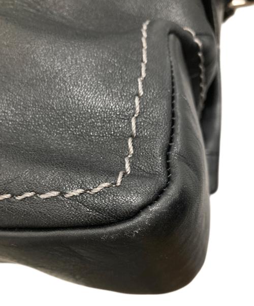 土屋鞄（ツチヤカバン）土屋鞄 (ツチヤカバン) レザーショルダーバッグ ブラックの古着・服飾アイテム