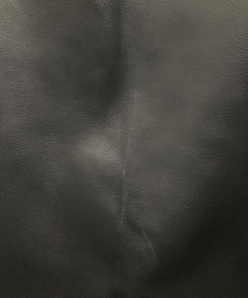 VERSACE（ヴェルサーチェ）VERSACE (ヴェルサーチェ) スタッズFレザースカート ブラック サイズ:26/40の古着・服飾アイテム