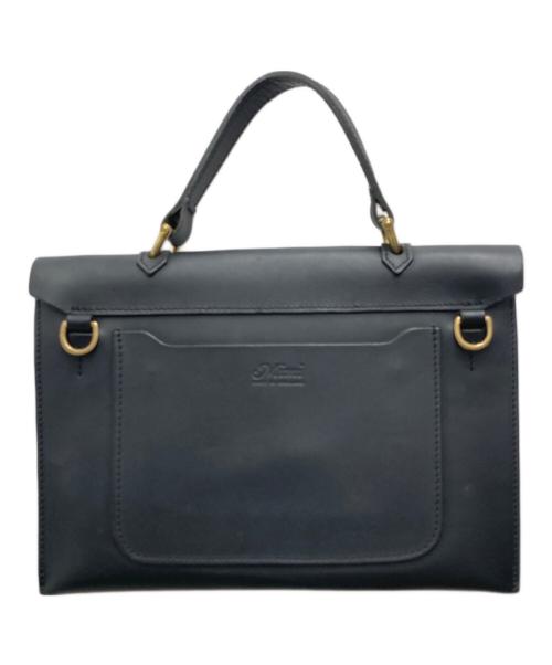 Mimi Berry（ミミベリー）Mimi Berry (ミミベリー) ベジタブルタンニンレザーショルダーバッグ ブラックの古着・服飾アイテム