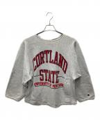 Championチャンピオン）の古着「リバースウィーブカレッジスウェット」｜グレー