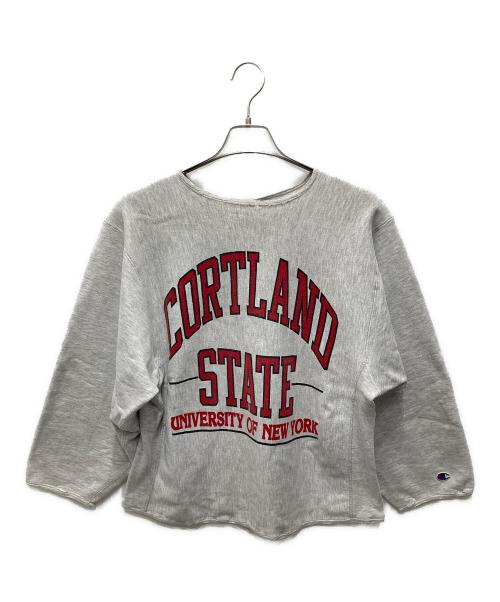Champion（チャンピオン）Champion (チャンピオン) リバースウィーブカレッジスウェット グレー サイズ:LARGEの古着・服飾アイテム