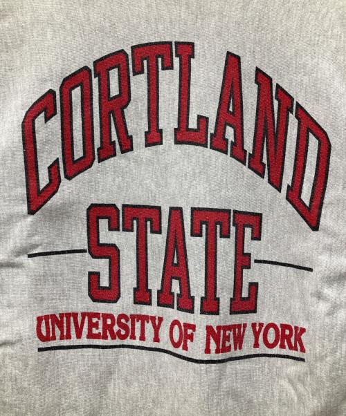 Champion（チャンピオン）Champion (チャンピオン) リバースウィーブカレッジスウェット グレー サイズ:LARGEの古着・服飾アイテム