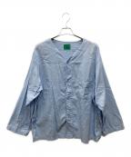US ARMYユーエスアーミー）の古着「パジャマシャツ」｜スカイブルー