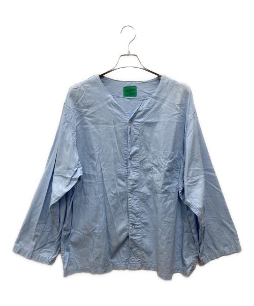 US ARMY（ユーエスアーミー）US ARMY (ユーエスアーミー) パジャマシャツ スカイブルー サイズ:XLの古着・服飾アイテム