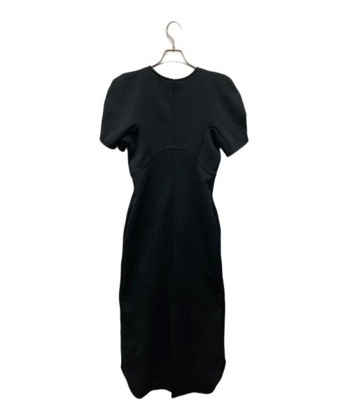 AMERI  MIREI KIRITANI（アメリ ミレイ キリタニ）AMERI  MIREI KIRITANI (アメリ ミレイ キリタニ) TULIP SLEEVE I LINE DRESS/チューリップ スリーブ アイ ライン ドレス ネイビー サイズ:Sの古着・服飾アイテム