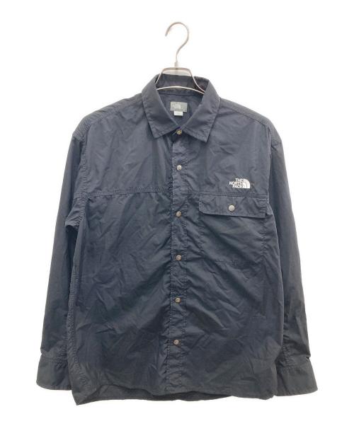 THE NORTH FACE（ザ ノース フェイス）THE NORTH FACE (ザ ノース フェイス) Nuptse L/S Shirt ブラック サイズ:Lの古着・服飾アイテム