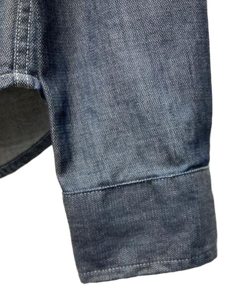 Frank&Eileen（フランクアンドアイリーン）Frank&Eileen (フランクアンドアイリーン) スキッパーデニムシャツ ブルー サイズ:XS 未使用品の古着・服飾アイテム