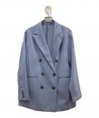 COLLAGE GALLARDAGALANTEコラージュ ガリャルダガランテ）の古着「リネンライクブレザー」｜ブルー