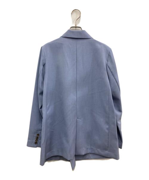 COLLAGE GALLARDAGALANTE（コラージュ ガリャルダガランテ）COLLAGE GALLARDAGALANTE (コラージュ ガリャルダガランテ) リネンライクブレザー ブルー サイズ:FREEの古着・服飾アイテム
