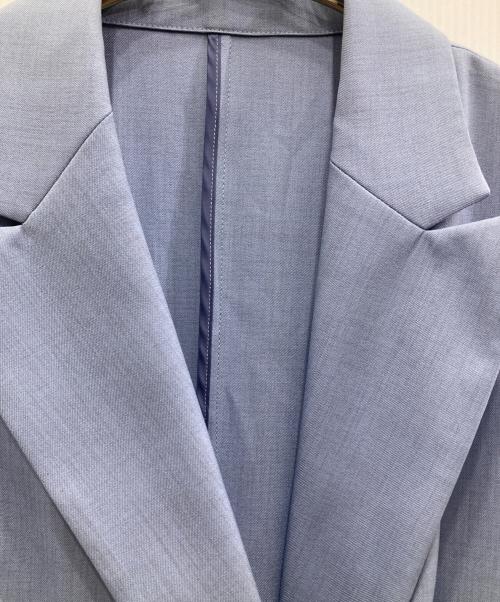 COLLAGE GALLARDAGALANTE（コラージュ ガリャルダガランテ）COLLAGE GALLARDAGALANTE (コラージュ ガリャルダガランテ) リネンライクブレザー ブルー サイズ:FREEの古着・服飾アイテム