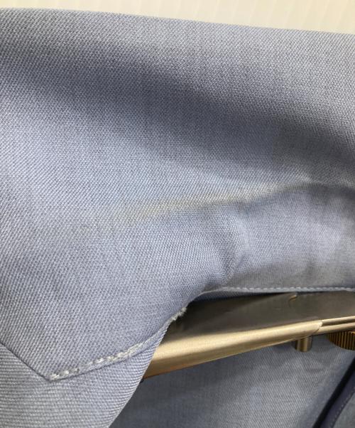 COLLAGE GALLARDAGALANTE（コラージュ ガリャルダガランテ）COLLAGE GALLARDAGALANTE (コラージュ ガリャルダガランテ) リネンライクブレザー ブルー サイズ:FREEの古着・服飾アイテム