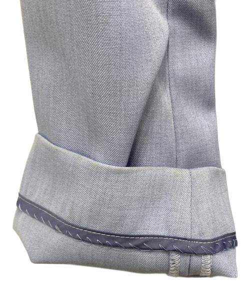 COLLAGE GALLARDAGALANTE（コラージュ ガリャルダガランテ）COLLAGE GALLARDAGALANTE (コラージュ ガリャルダガランテ) リネンライクブレザー ブルー サイズ:FREEの古着・服飾アイテム