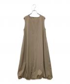 PLUS OTO.HAプラスオトハ）の古着「ノースリーブワンピース」｜ベージュ