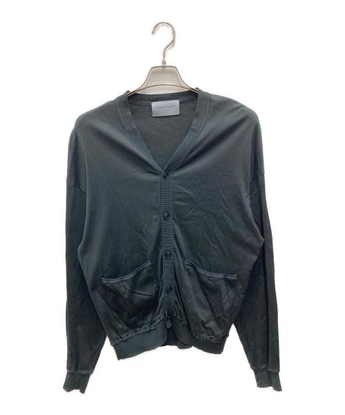 TOMORROW LAND（トゥモローランド）TOMORROW LAND (トゥモローランド) コットンフライス ビッグカーディガン ブラック サイズ:Sの古着・服飾アイテム