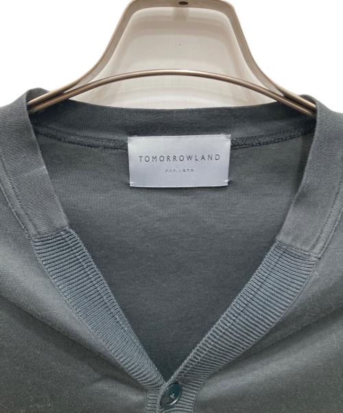 TOMORROW LAND（トゥモローランド）TOMORROW LAND (トゥモローランド) コットンフライス ビッグカーディガン ブラック サイズ:Sの古着・服飾アイテム