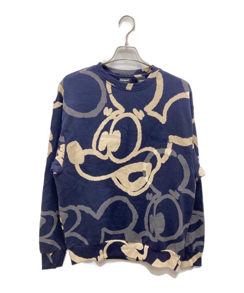Desigual（デシグアル）Desigual (デシグアル) Disney (ディズニー) OHIO スウェットロングスリーブ ネイビー サイズ:Sの古着・服飾アイテム