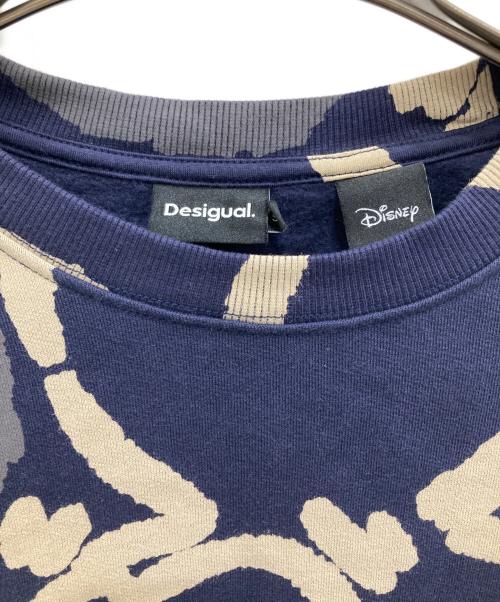 Desigual（デシグアル）Desigual (デシグアル) Disney (ディズニー) OHIO スウェットロングスリーブ ネイビー サイズ:Sの古着・服飾アイテム