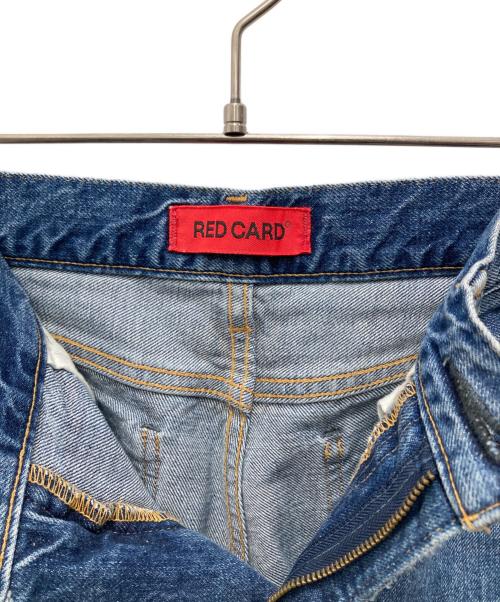RED CARD（レッドカード）RED CARD (レッドカード) ワイドデニムパンツ インディゴ サイズ:25の古着・服飾アイテム