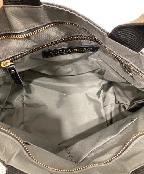 VIOLAd'ORO（ヴィオラドーロ）VIOLAd'ORO (ヴィオラドーロ) ショルダーバッグ ブラックの古着・服飾アイテム