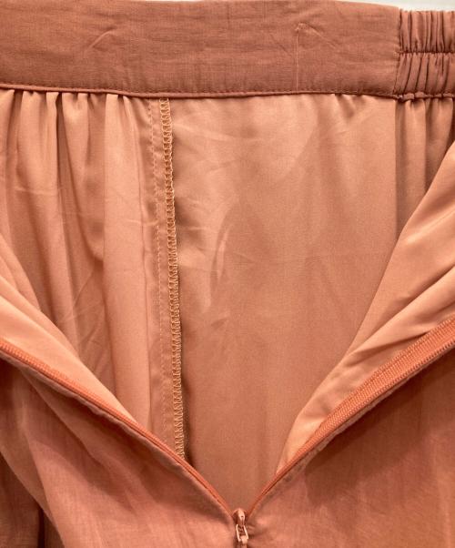 HER LIP TO（ハーリップトゥ）Her lip to (ハーリップトゥ) アシンメトリーティアードコットンボイルスカート ピンク サイズ:S　の古着・服飾アイテム