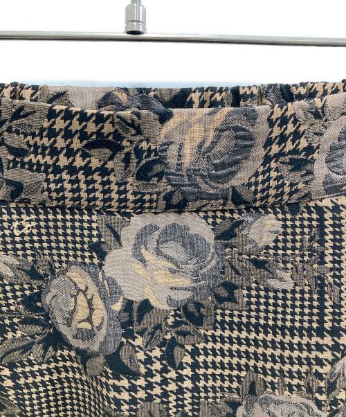 HER LIP TO（ハーリップトゥ）HER LIP TO (ハーリップトゥ) Roses Jacquard Skirt ブラウン サイズ:Sの古着・服飾アイテム