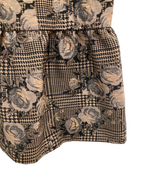 HER LIP TO（ハーリップトゥ）HER LIP TO (ハーリップトゥ) Roses Jacquard Skirt ブラウン サイズ:Sの古着・服飾アイテム