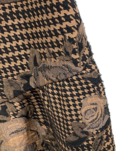 HER LIP TO（ハーリップトゥ）HER LIP TO (ハーリップトゥ) Roses Jacquard Skirt ブラウン サイズ:Sの古着・服飾アイテム