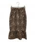 HER LIP TO (ハーリップトゥ) Roses Jacquard Skirt ブラウン サイズ:S：4000円