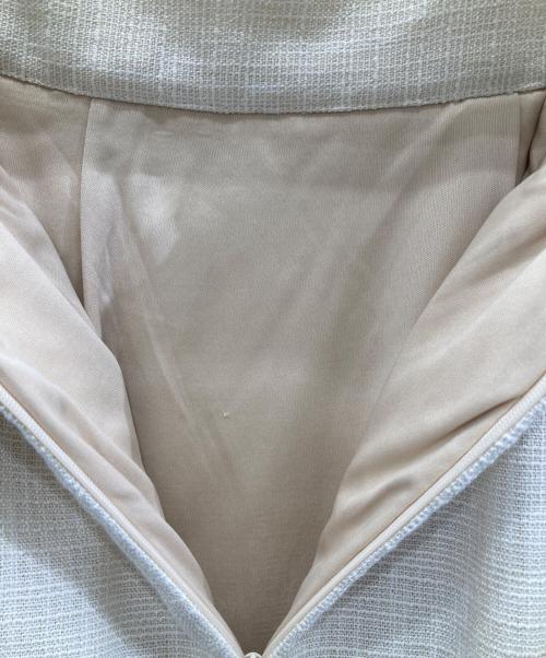 HER LIP TO（ハーリップトゥ）Her lip to (ハーリップトゥ) Double Belted Tweed Wrap Skirt アイボリー サイズ:Sの古着・服飾アイテム