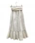 Her lip to (ハーリップトゥ) Double Belted Tweed Wrap Skirt アイボリー サイズ:S：4000円