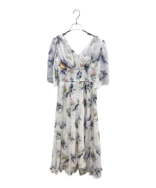 HER LIP TO（ハーリップトゥ）Her lip to (ハーリップトゥ) Rose Bouquet Dress ホワイト サイズ:Sの古着・服飾アイテム