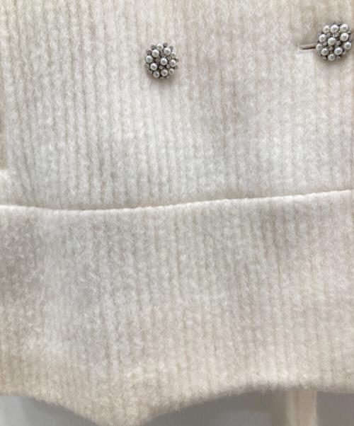 HER LIP TO（ハーリップトゥ）HER LIP TO (ハーリップトゥ) Odette Wool Blend Coat アイボリー サイズ:Sの古着・服飾アイテム