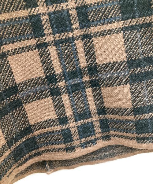 HER LIP TO（ハーリップトゥ）Her lip to (ハーリップトゥ) Check Jacquard Knit Dress ブラウン サイズ:Sの古着・服飾アイテム