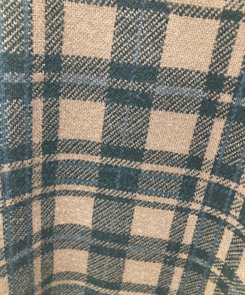 HER LIP TO（ハーリップトゥ）Her lip to (ハーリップトゥ) Check Jacquard Knit Dress ブラウン サイズ:Sの古着・服飾アイテム